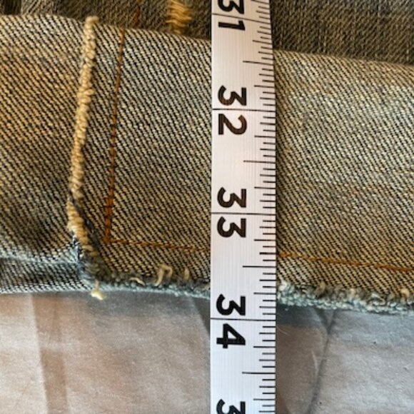 Magnolia Pearl Miners Denim Pants 213 Rare Distressed Mending Patching Destroyed - Picture 10 of 16